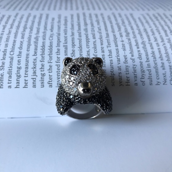 CZ Panda Ring - Picture 3 of 10